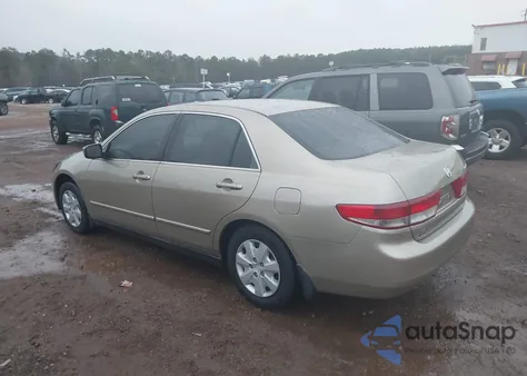2003 Honda Accord 2.4 Lx из США, поврежденный, VIN 1HGCM56393A128673